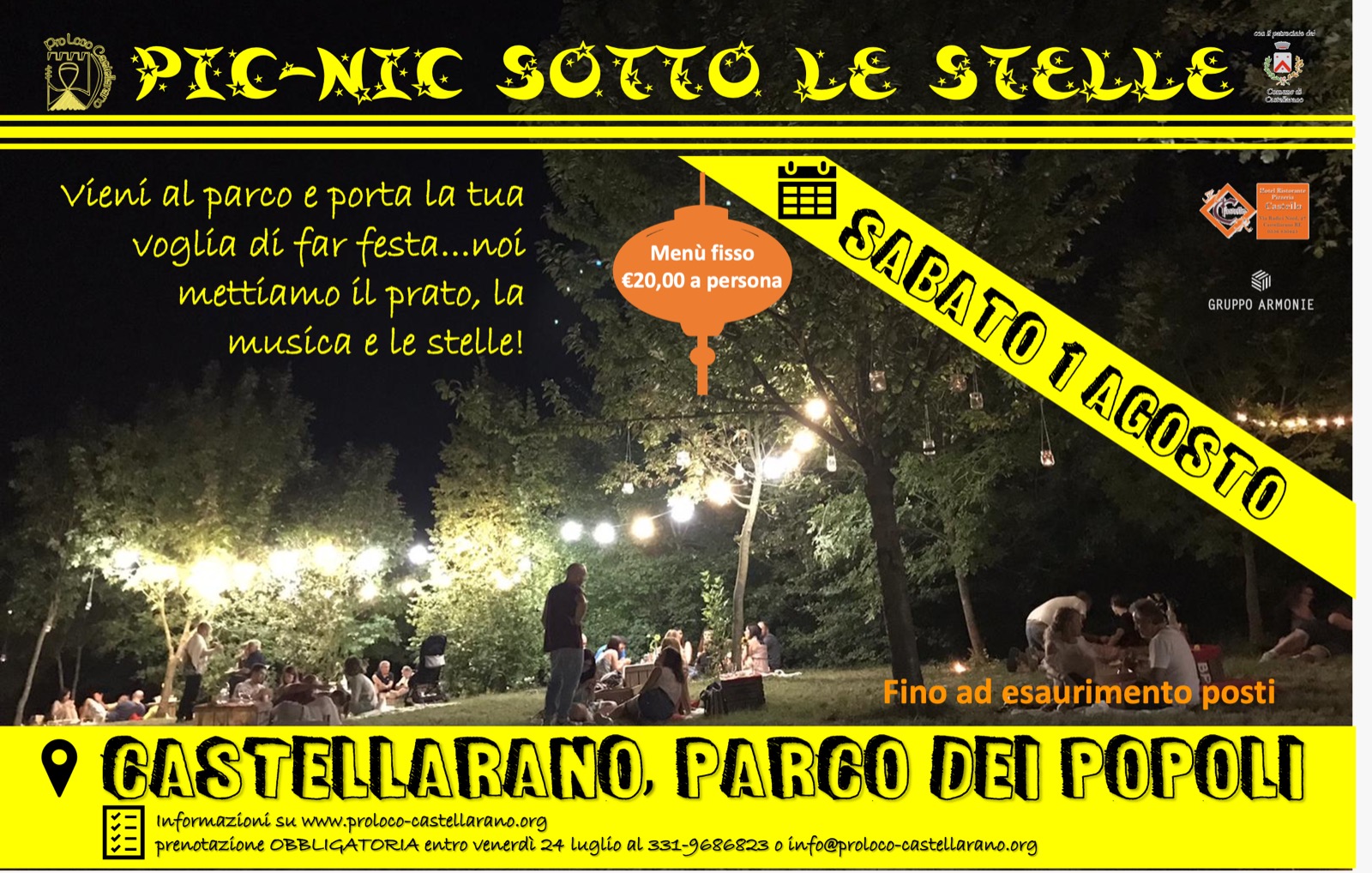 Pic Nic sotto le stelle 2020