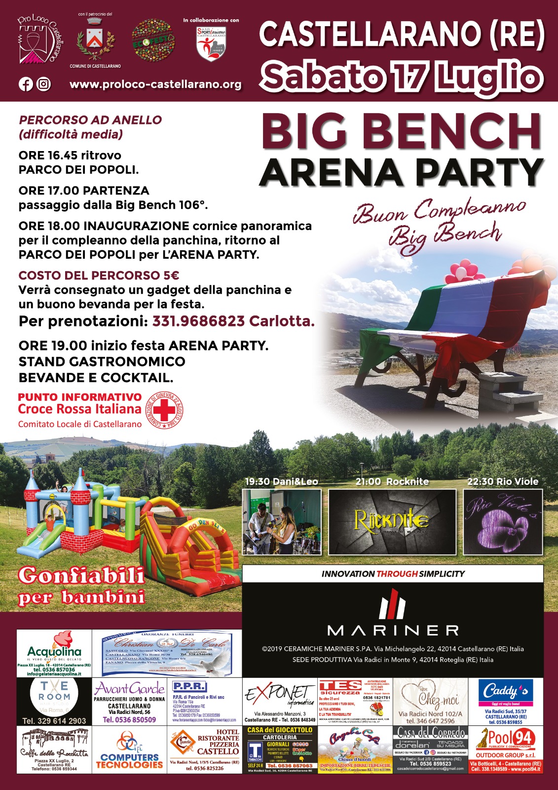 Big Bench Arena Party